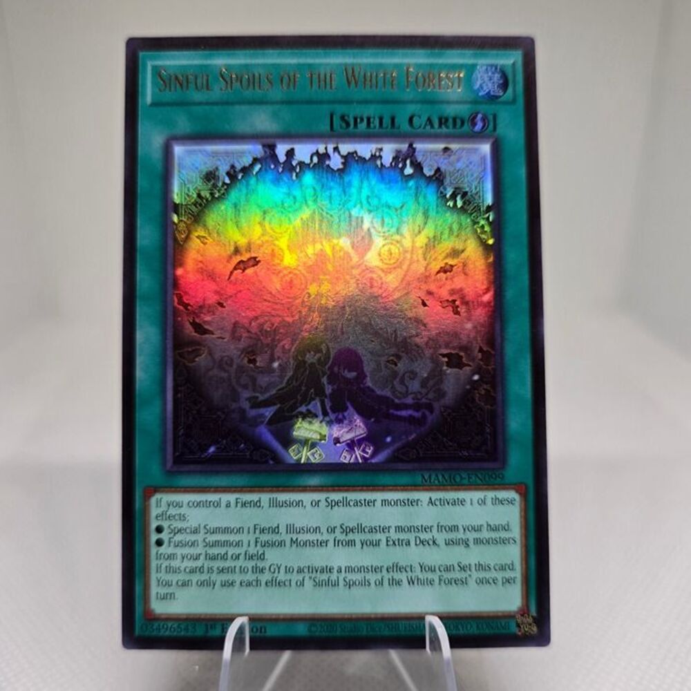 Sinful Spoils of the White Forest mamo-en099 YuGiOh Magnificent Monsters